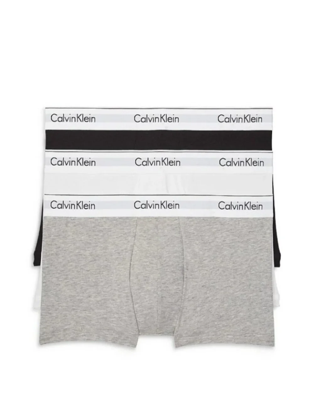 Calvin Klein Mens Size XL Modern Cotton  Stretch Trunks Pack of 3